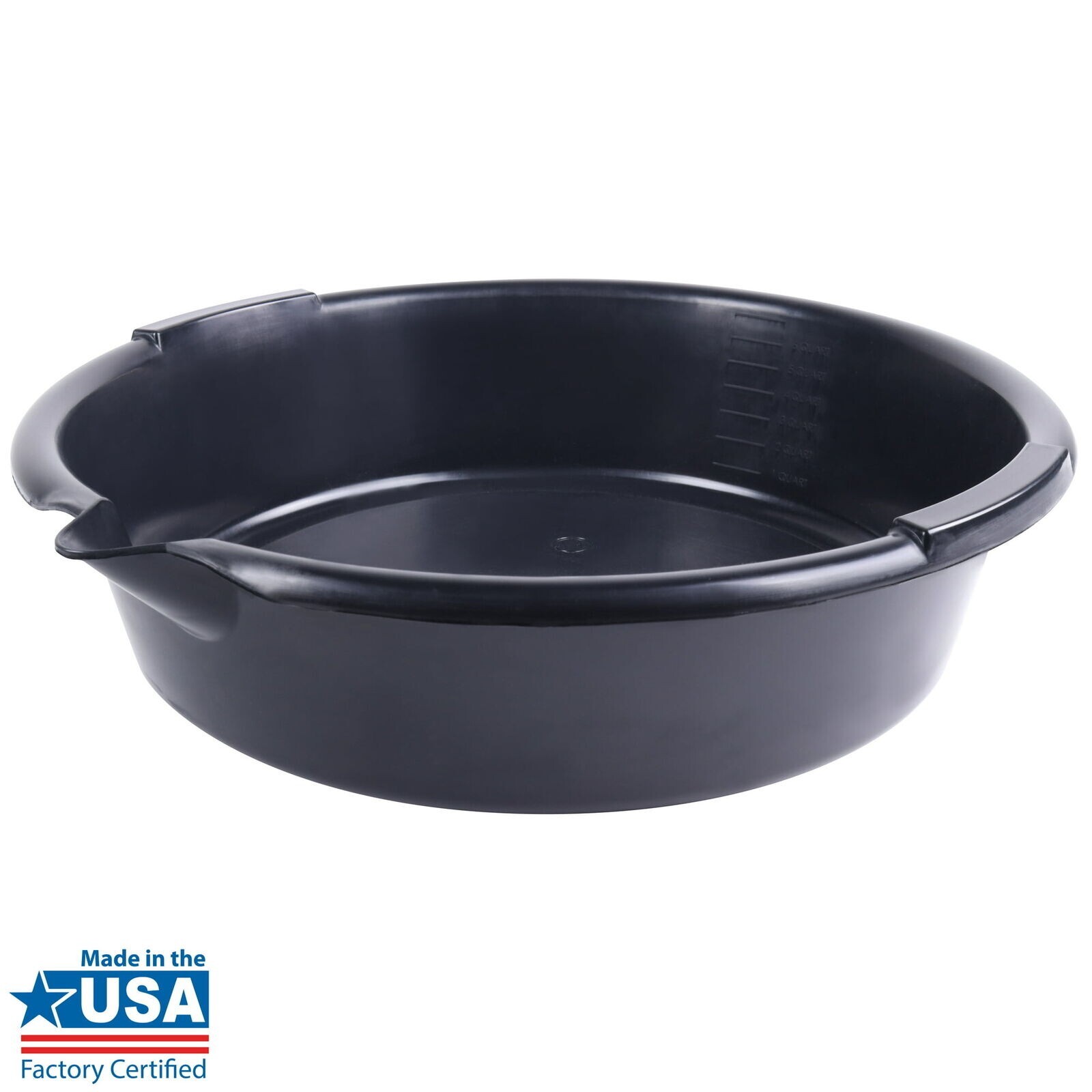 Hyper Tough Automotive 7-Quart Capacity - Oil Drain Pan Spout for Easy Recycling