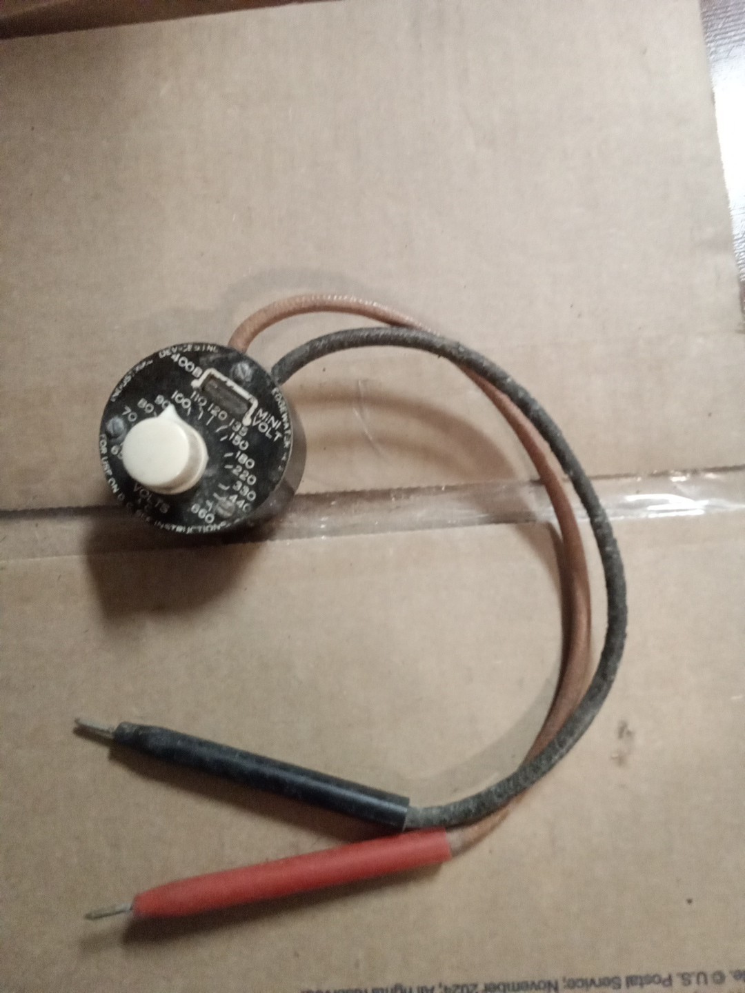 Antique Vintage Handheld Mini AC Volt Meter Tester Gauge (Working)