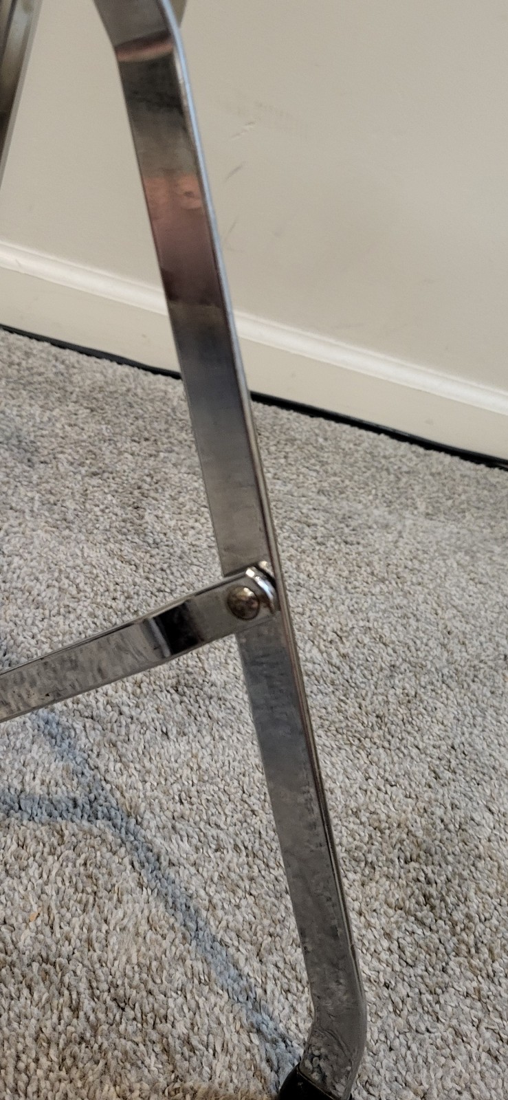 Unbranded single braced straight heavy duty cymbal stand with tilter