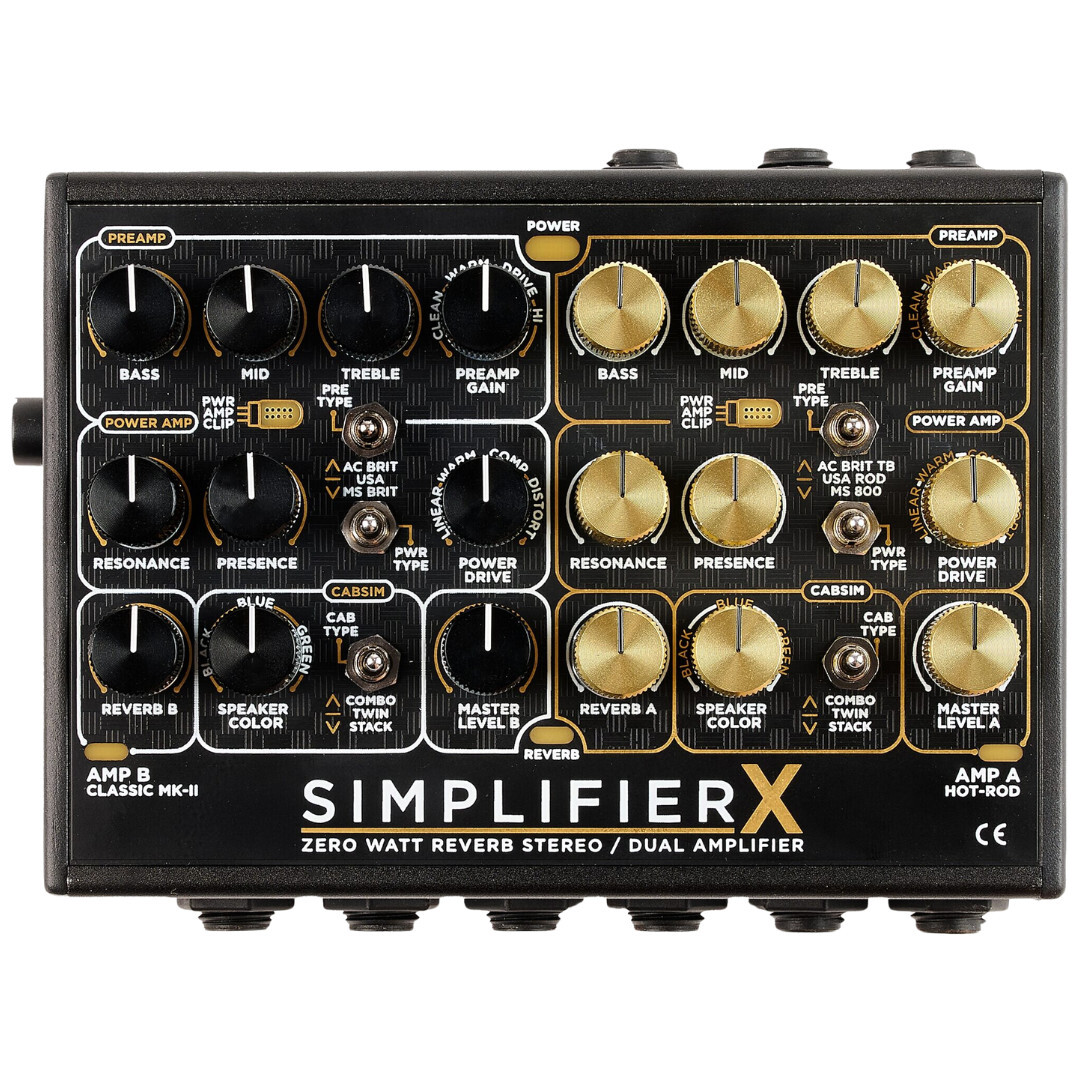 DSM Simplifier X Reverb Stereo/Dual Amplifier