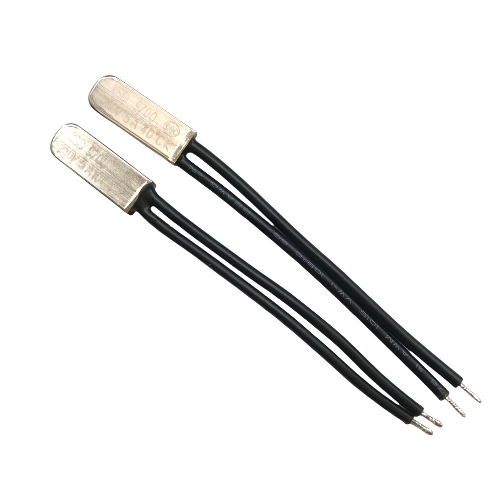 5Pcs KSD9700 Temperature Switch Metal Thermostat Thermal Protector NO/NC 5A 250V