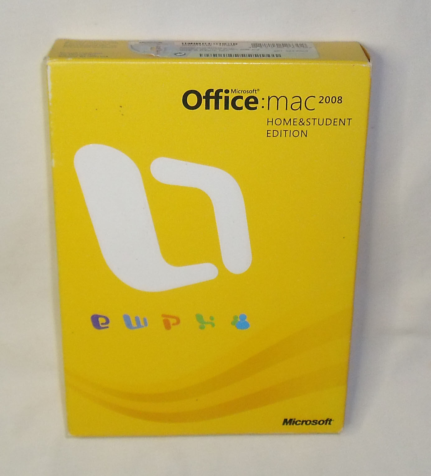Microsoft Office Mac Home & Student 2008 With 3 Product Keys