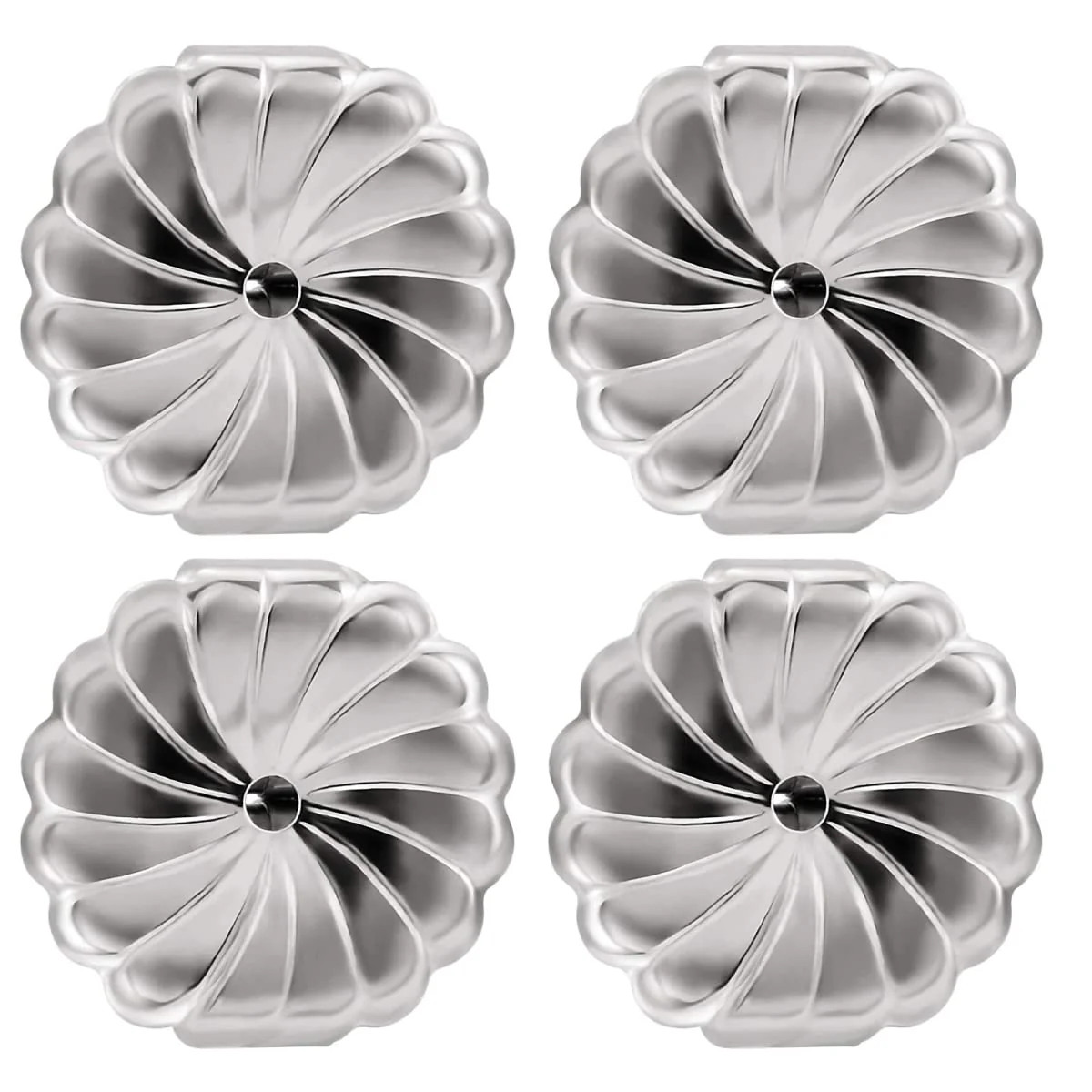 Sterling Silver 7.2mm Large Earring Backs Secure Locking Hypoallergenic (2Pair)