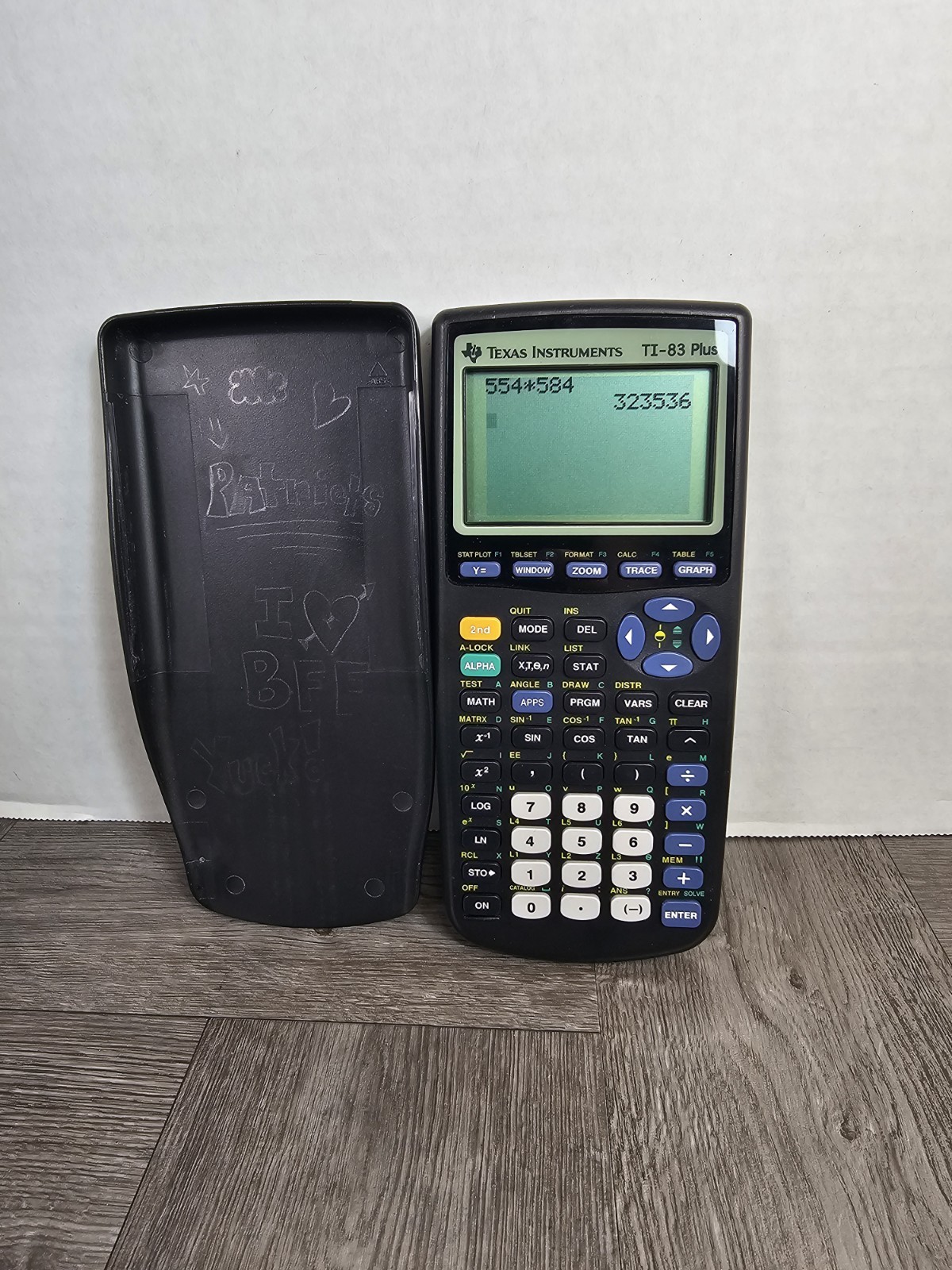 Texas Instruments TI-83 Plus Graphing Calculator - Black TESTED & WORKING