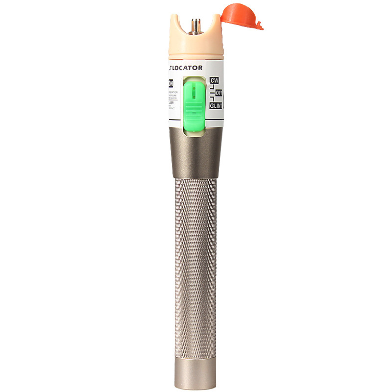 30MW Visual Fault Locator Metal 10-30km Red Light Source Fiber Tester