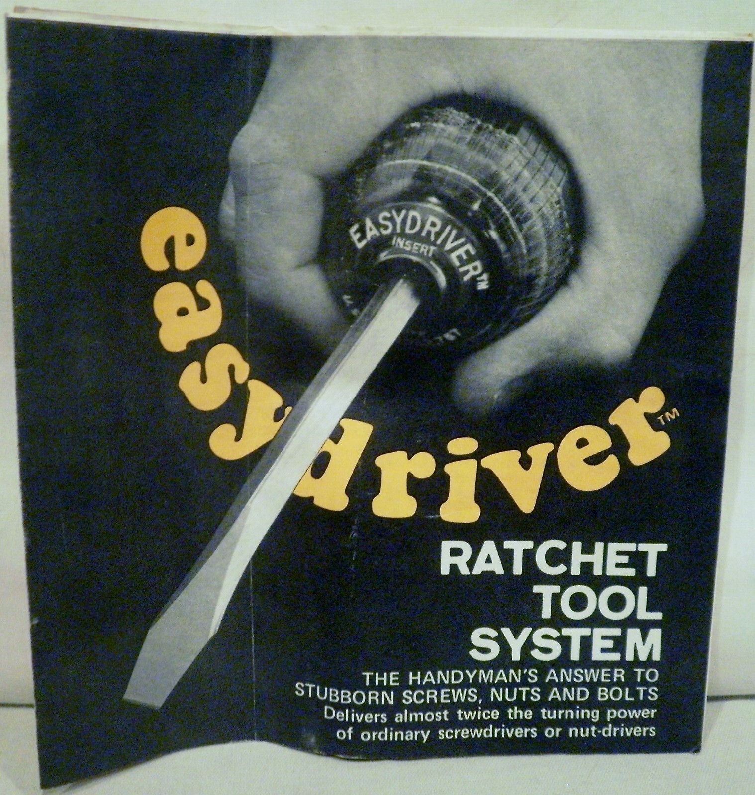 Vintage Creative Tool Easydriver Ratchet Power Ball Tool System with Case