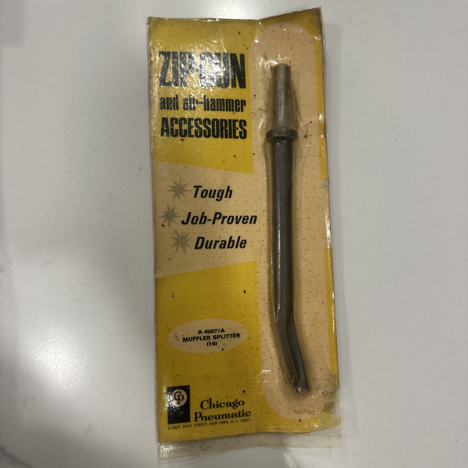 Chicago Pneumatic A-46077A Muffler Splitter For Zip Gun & Air Hammers NOS USA