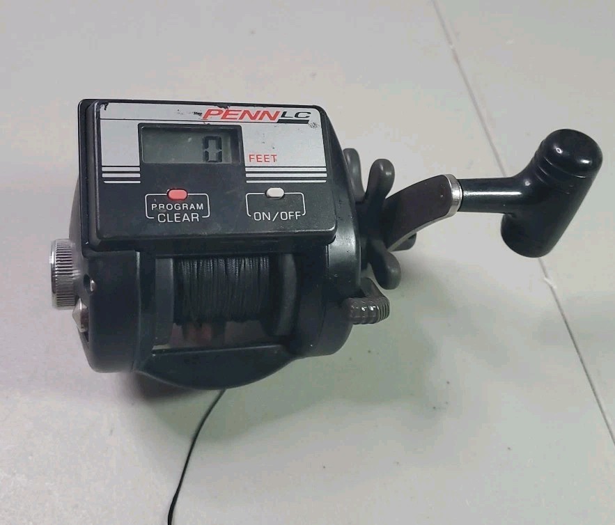 Penn 855lc Fishing Reel Counter Line Counter Reel Vintage Good Condition 1c
