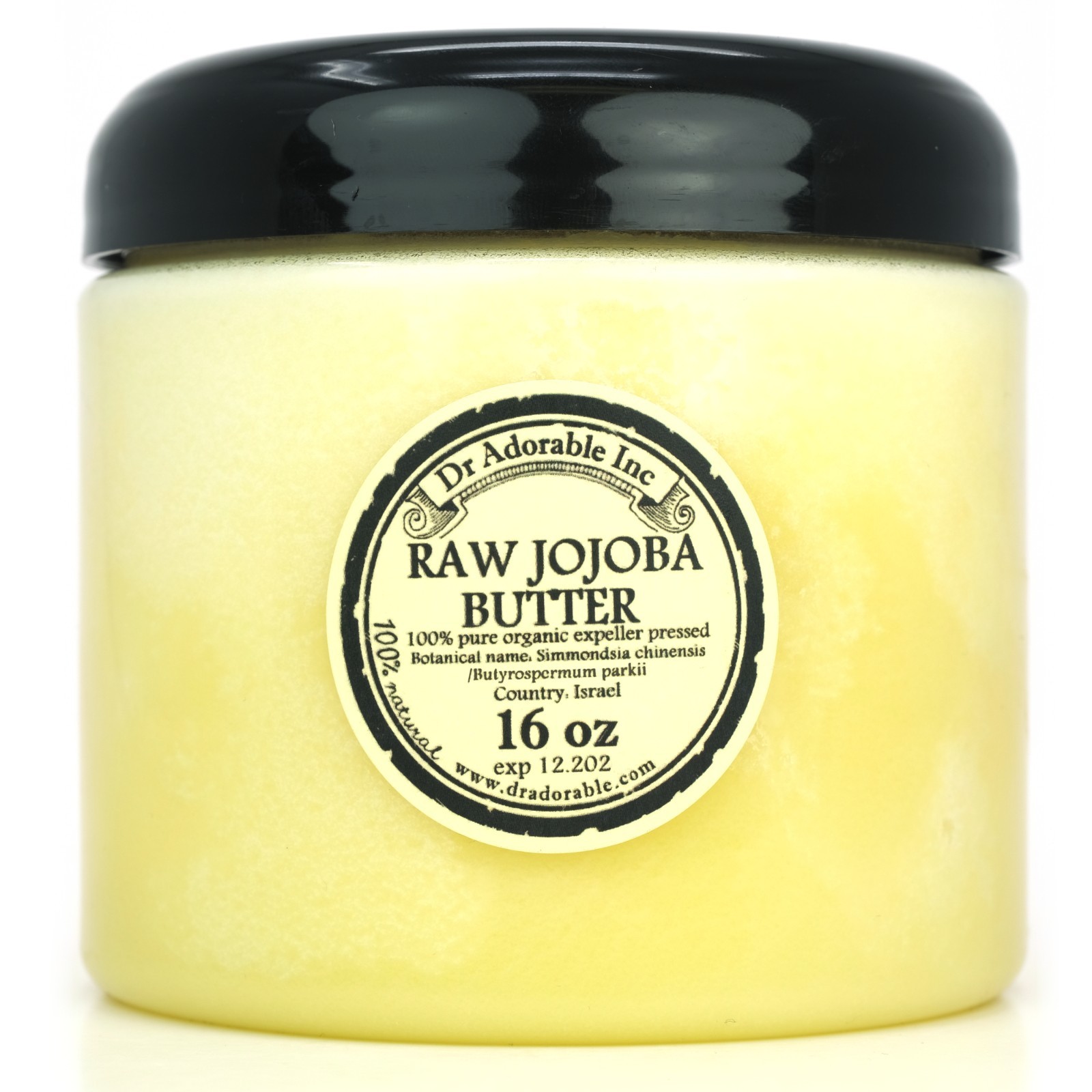 PURE JOJOBA  BUTTER ORGANIC FRESH COLD PRESSED NATURAL 2 OZ 4 OZ UP TO 12 LB