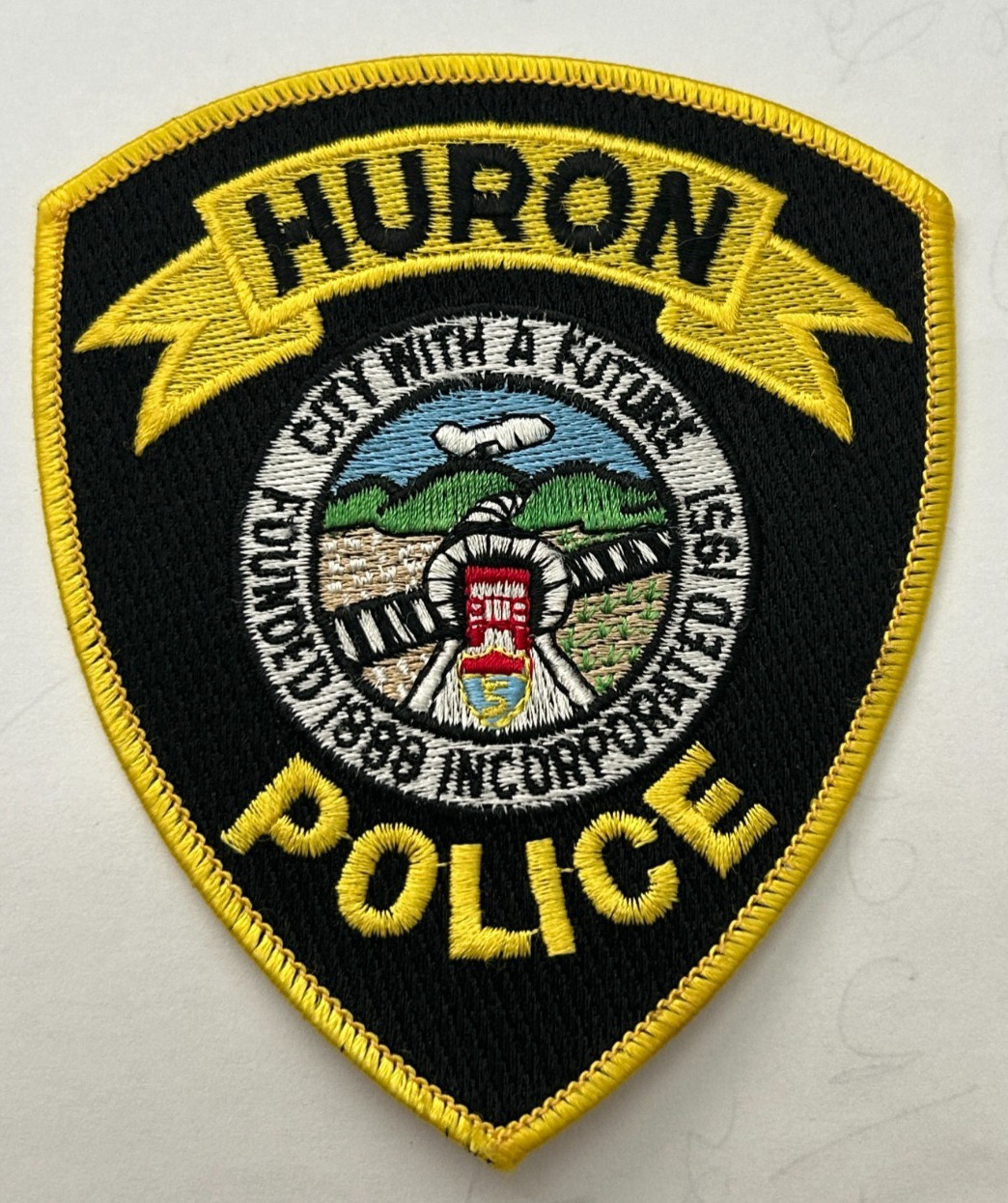 Vintage Huron California Police Patch Unused