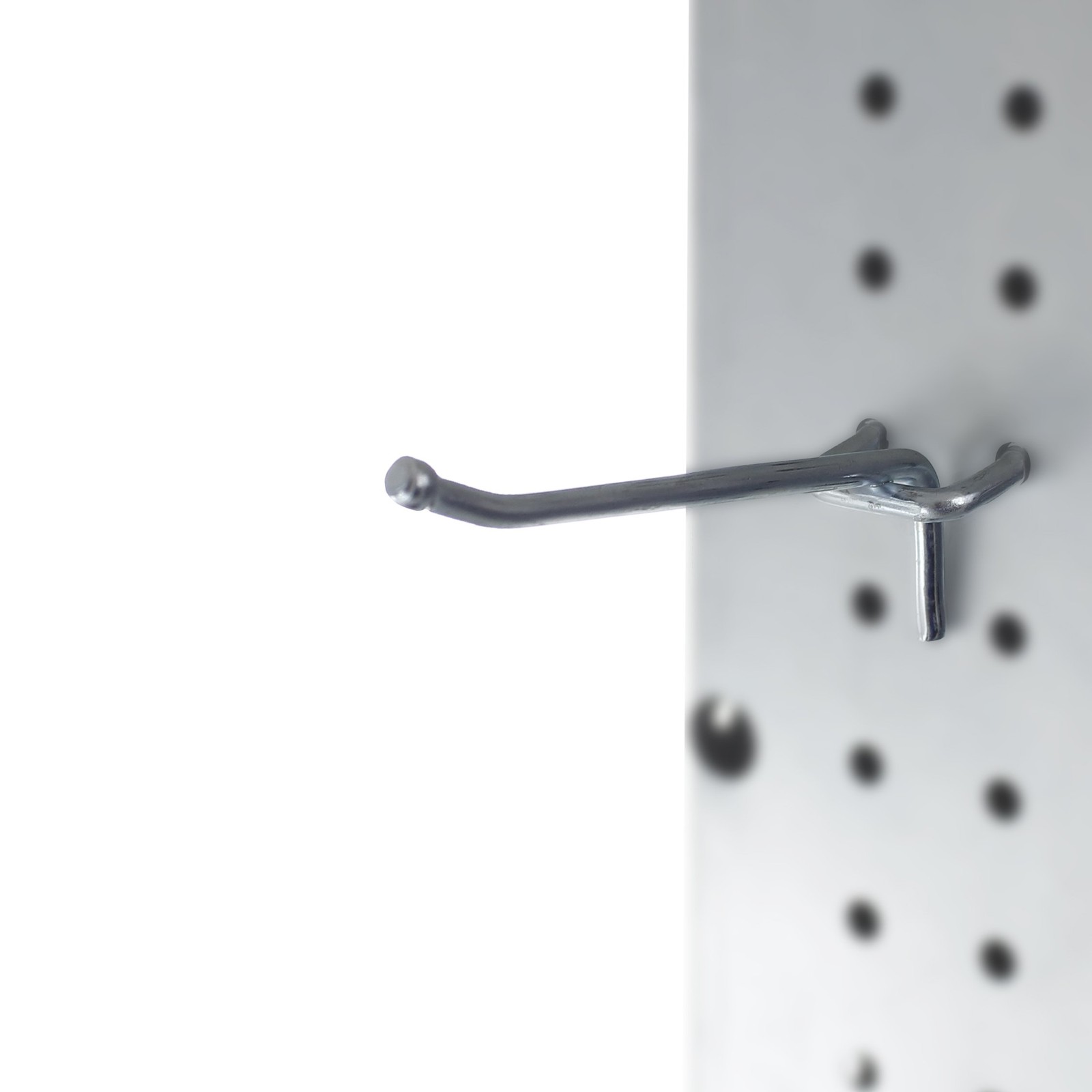 50-Pack Heavy Duty Metal Peg Board Shelving Hooks 4-Inch Tool Organization