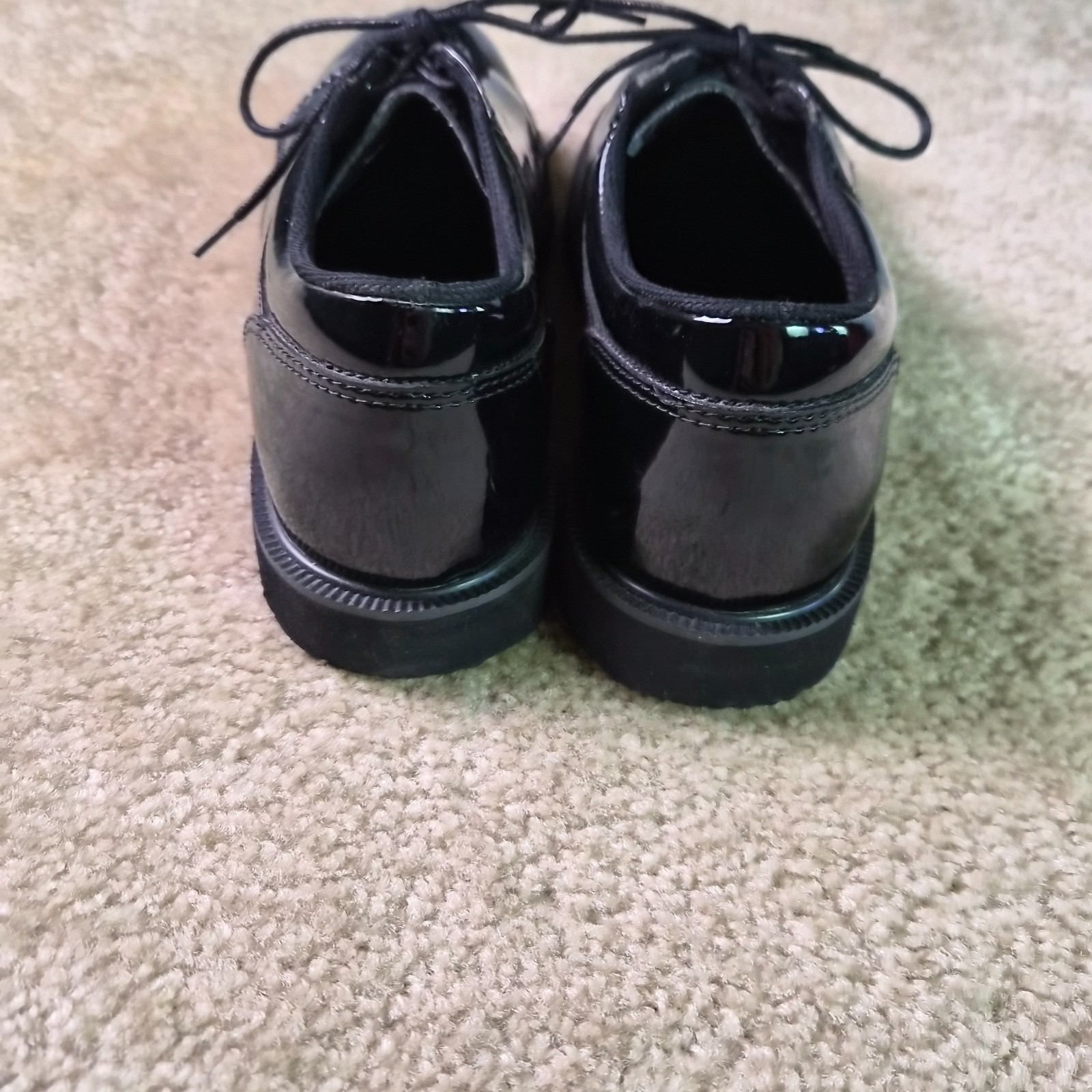Bates Men’s Dress Shoes-High Gloss Duty Oxford Size 10 Black-E22141 Police/Fire
