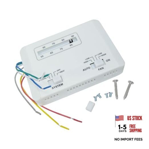 7330G3351 Thermostat Single Stage Heat and Cool Control Unit 12 VDC