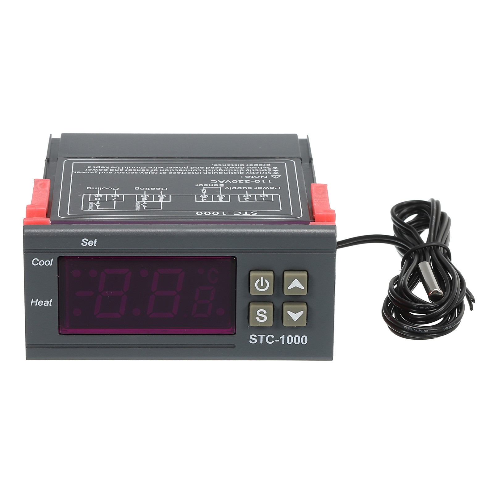 AC110-220V Digital Temperature Controller Thermostat Heating Cooling -50 to 99°C