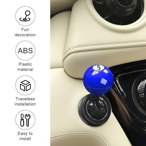 Car Joystick Push Start Button Cover, Vehicle Engine Start Stop Blue/Black