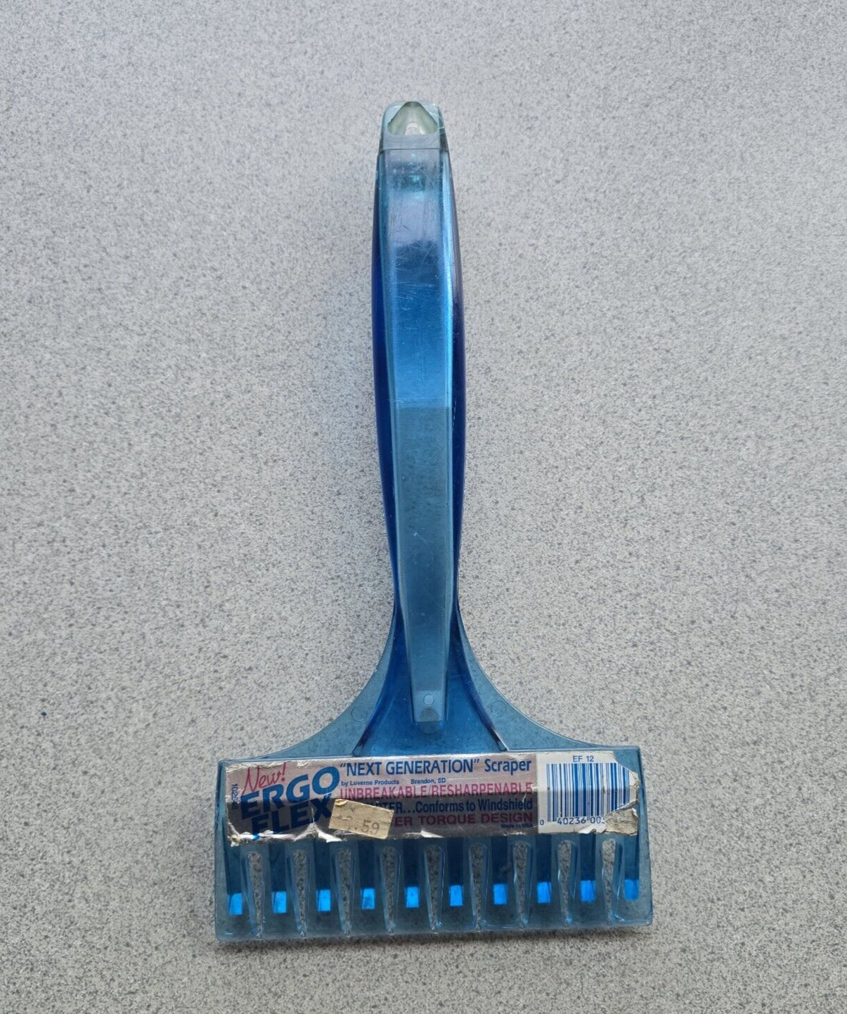 Vintage ERGO Flex Next Generation Windshield Ice Scraper Made In USA