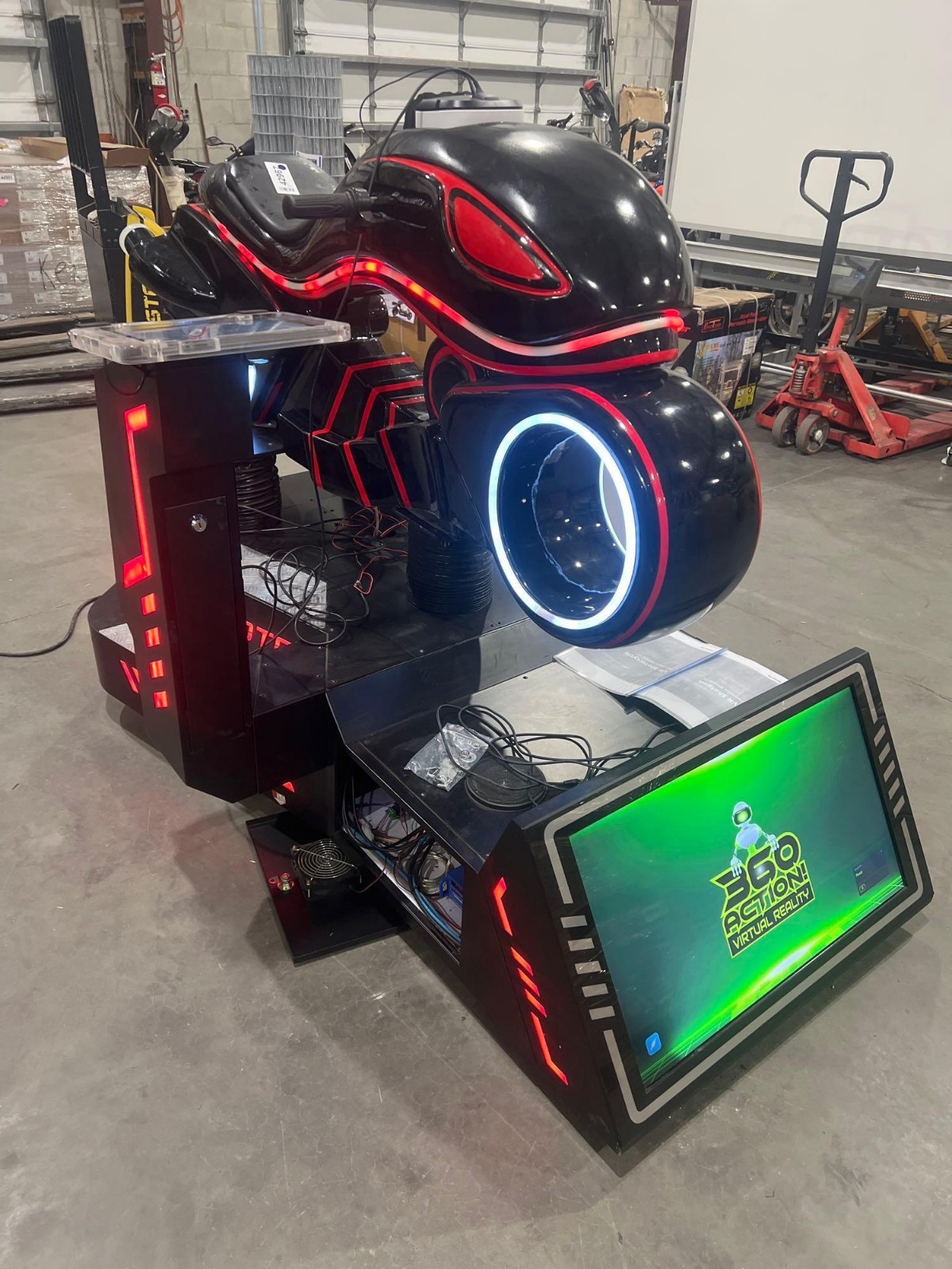 VIRTUAL REALITY VRMOTO MOTORCYCLE SIMULATOR WITH BILL ACCEPTOR