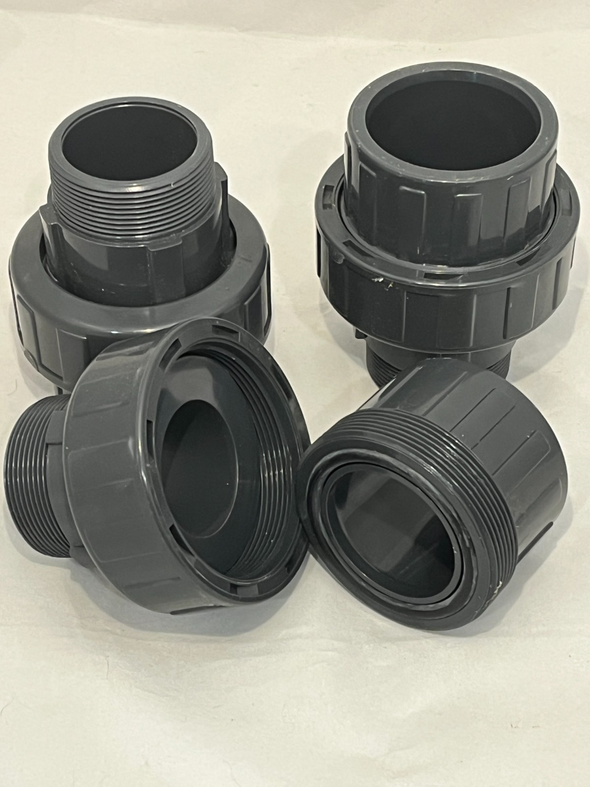 SCH80 PVC UNION  2" MPT x 2" Slip pool filter MPV zodiac Jandy, Pentair, Hayward