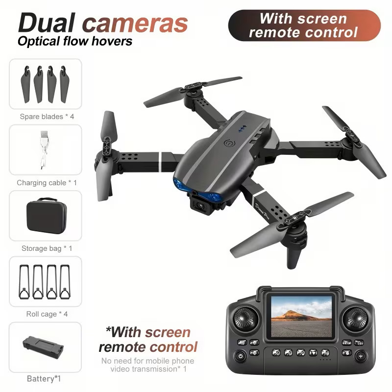 GPS Drone 8K with HD Brushless Dual Camera Drones WiFi FPV Foldable Quadcopter