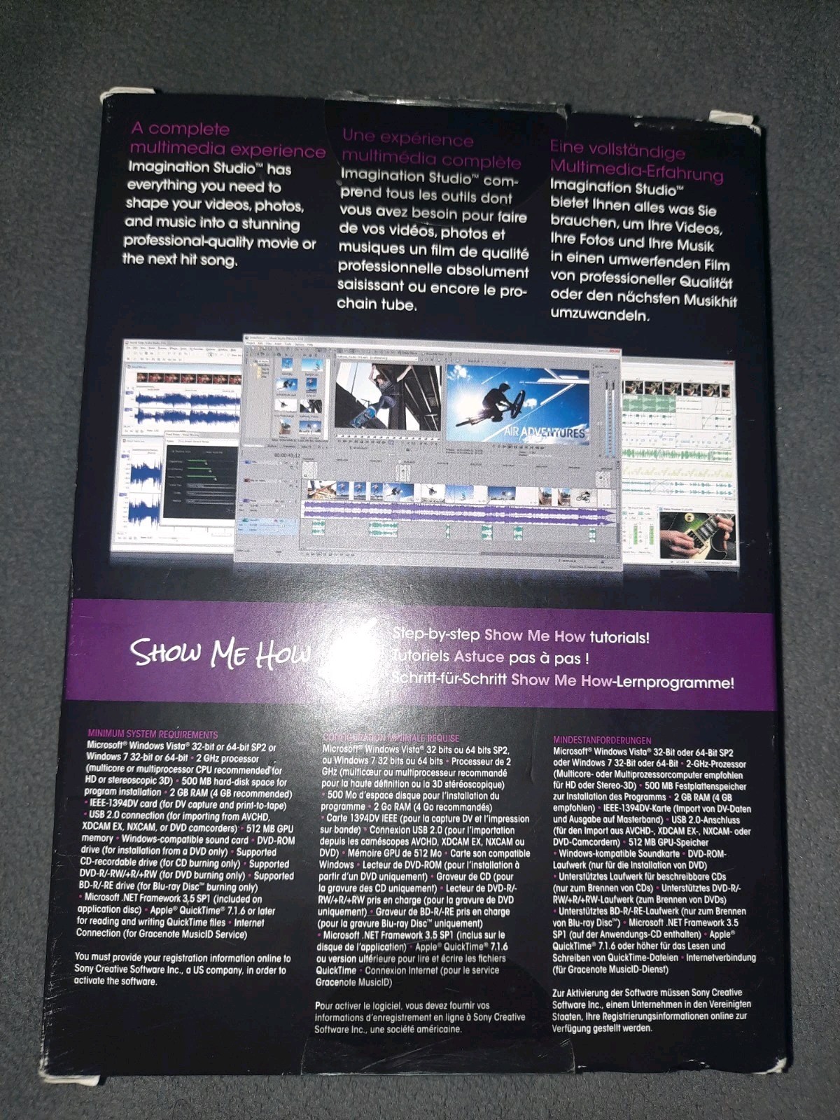 Sony Imagination Studio Version 4 - Complete with Serial Numbers