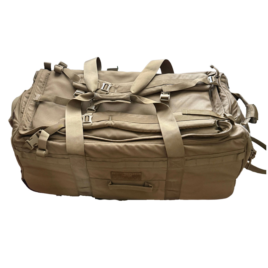 FORCEPROTECTOR Rolling Deployment Duffle Bag (NSN 8465-01-664-7595) - Coyote Tan