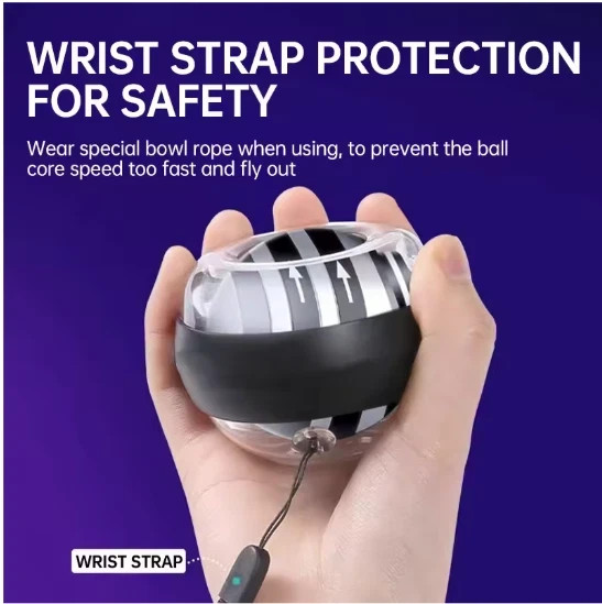 Gyro Ball Power Trainer Ball Wrist Strengthening Device Forearm Exerciser*