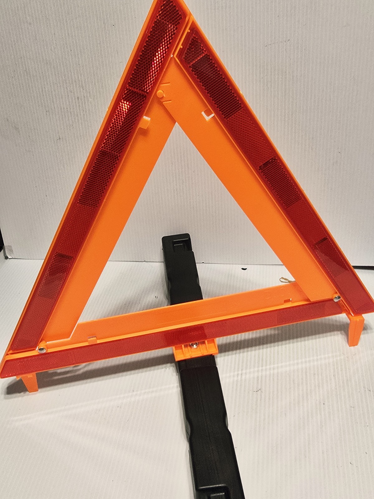 Triple Emergency Warning Triangle Reflector Road Roadside Sign Safety