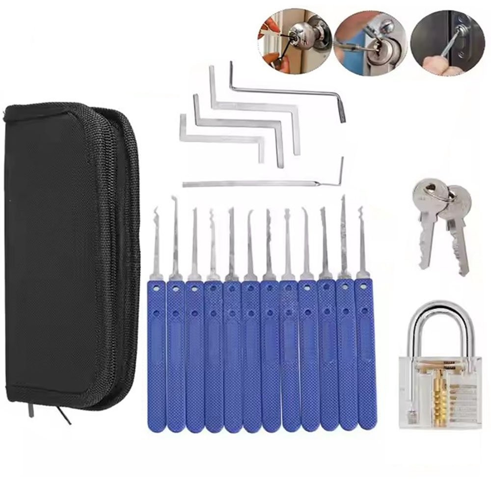 17PCS Tool Kit with Handle Beginner DIY Practice Repair Tool