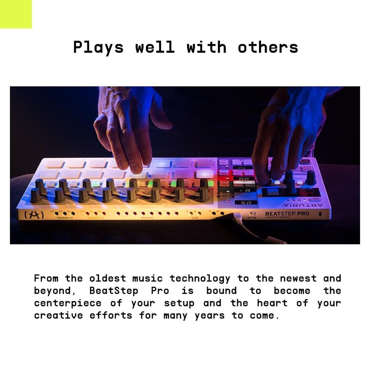 Arturia BeatStep Pro Controller and Sequencer - Aftertouch, Velocity Sensitiv...