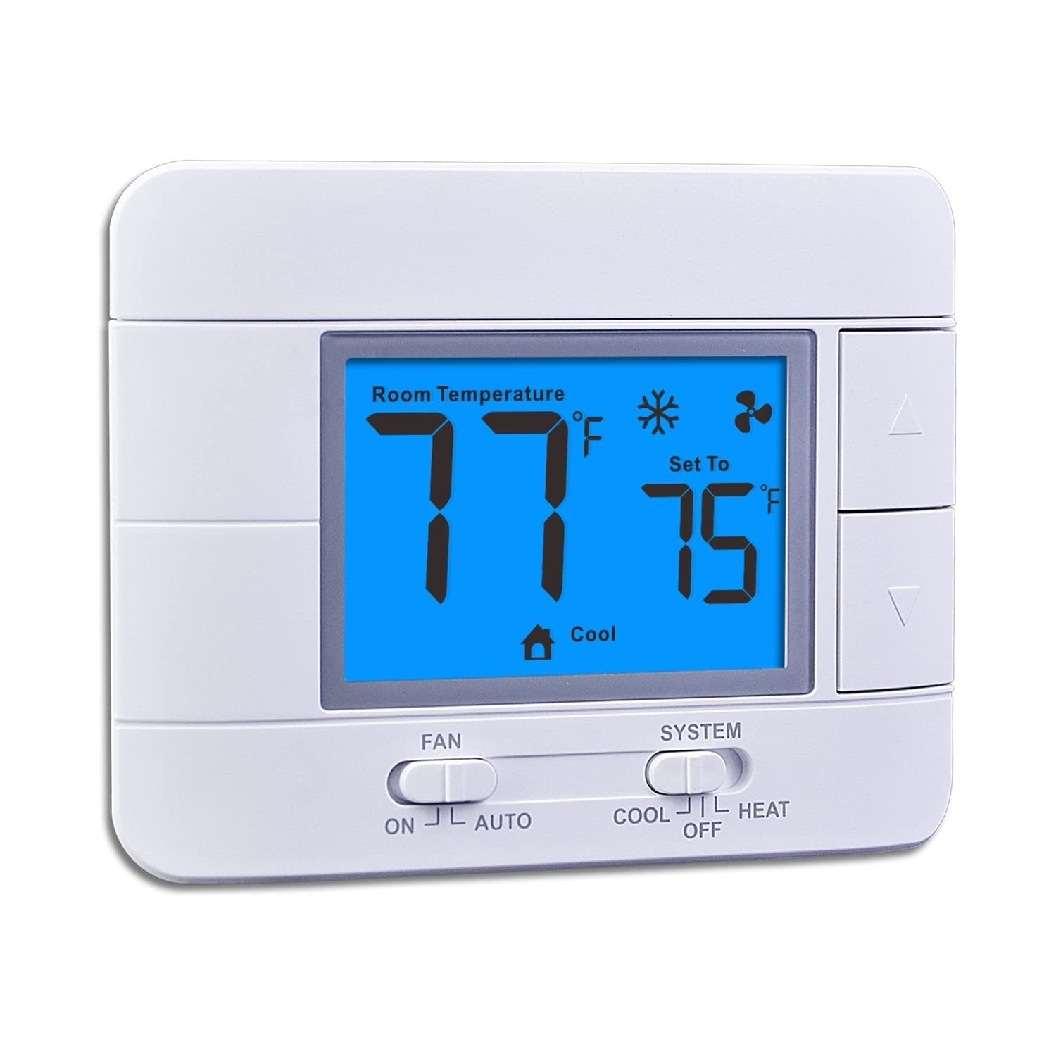 Upgraded GARYSTAT G711 Digital Non-Programmable Thermostats Home 2 Heat 2 Cool
