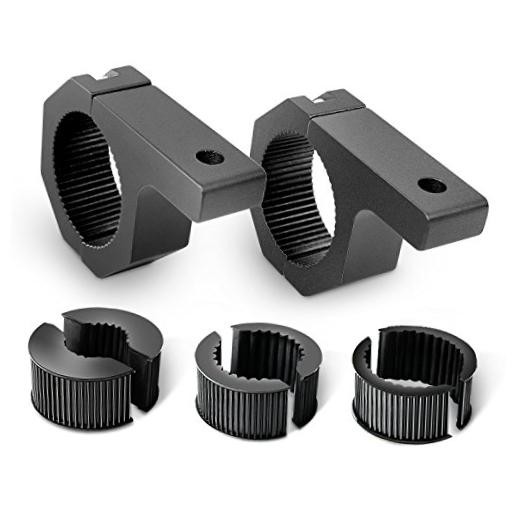 90020B 2 Pack Mounting Bracket Kit LED Off Road Light For 1"/1.5"/1.75"/2"Bar