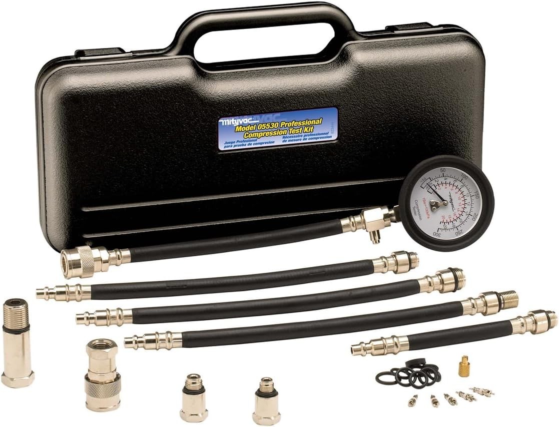 MV5530 Engine Compression Kit, Manual Pressure Release, 2-3/4 in. Bourdon Tu...