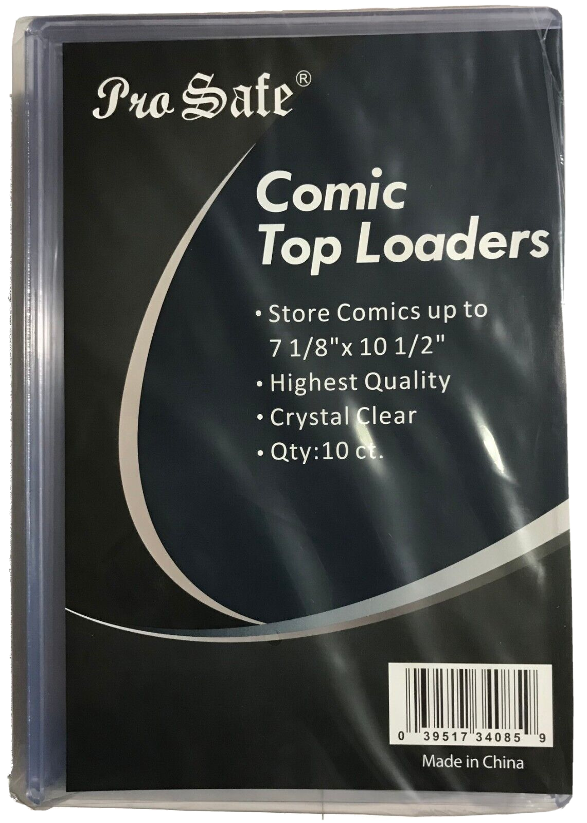10 Regular Comic Book Top Loaders 7 1/8" x 10 1/2", 10 Comic Book Toploaders