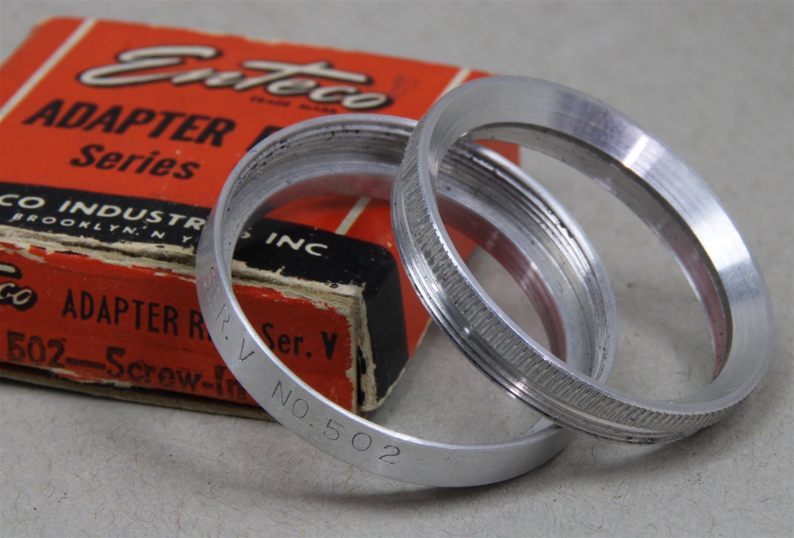30.5mm Lens Thread to Series V 5 ENTECO #502 Filter Holder/Adapter w/Ring