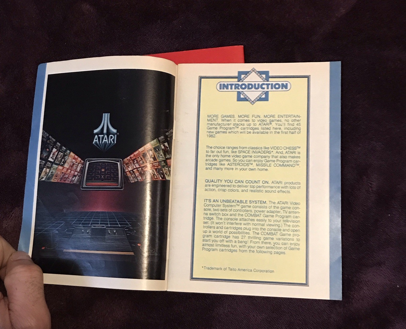 Atari Catalog 45 & 49 Game Program Cartridges 1981/1982