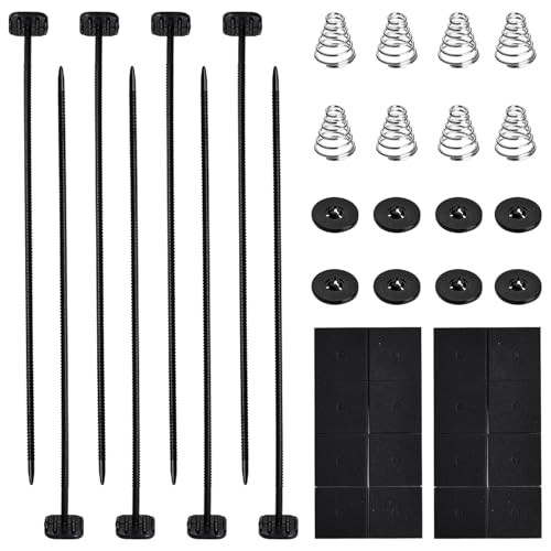 2 Set Automotive Fan Mounting Kit, Radiator Fan Zip Ties, Electric Radiator