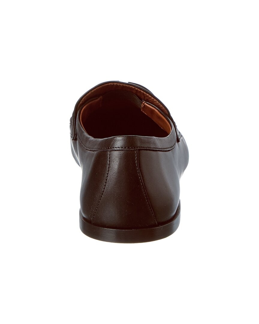 Valentino Vlogo Leather Loafer Men's Brown 39