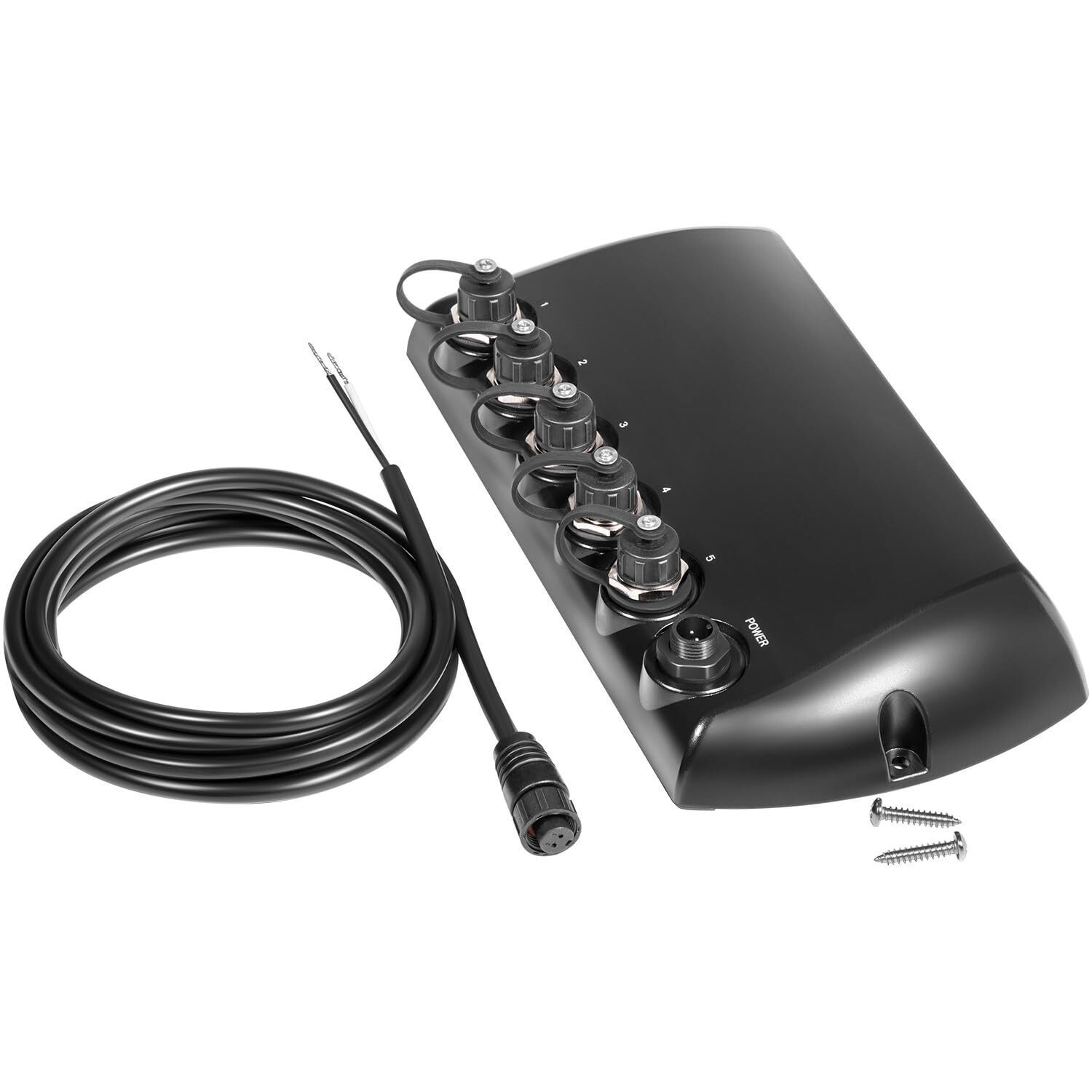 408450-1 5 Port Ethernet Switch for Humminbird Helix Solix Apex Waterproof Hub