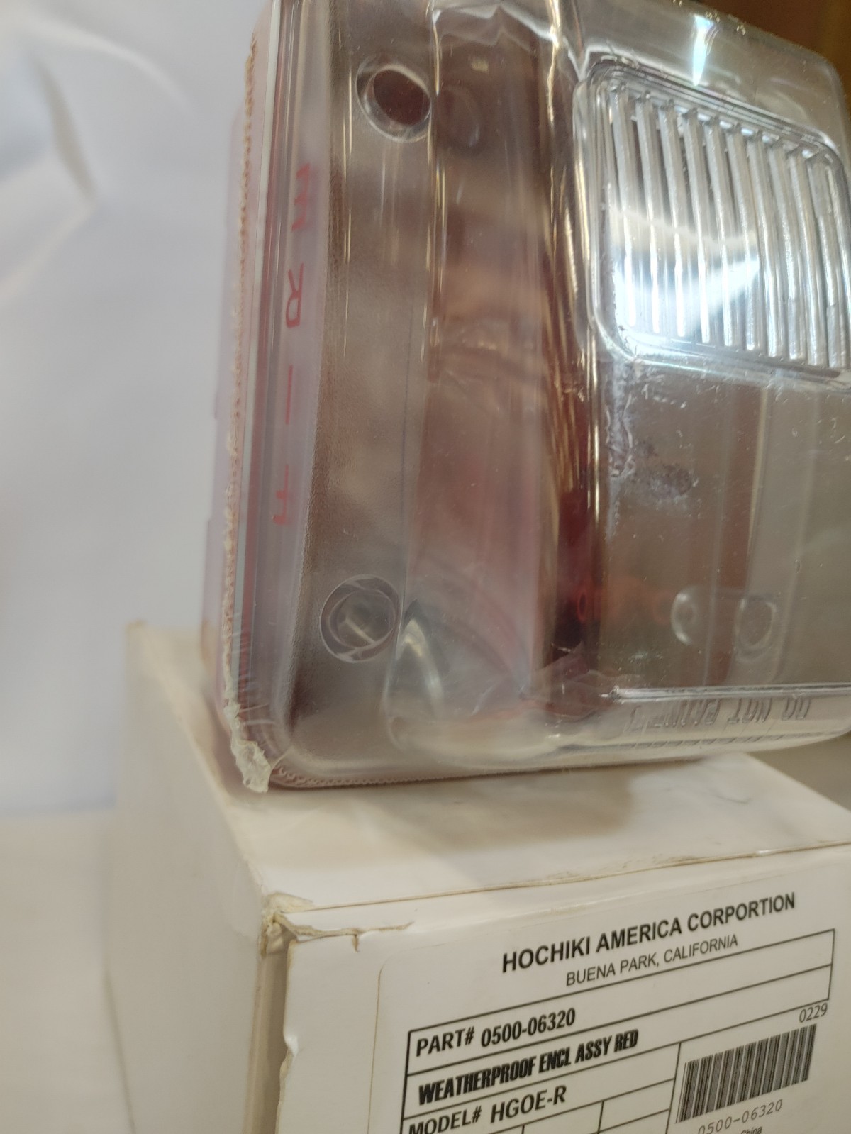 HOCHIKI 0500-06320 SURFACE BACK BOX HGOE-R