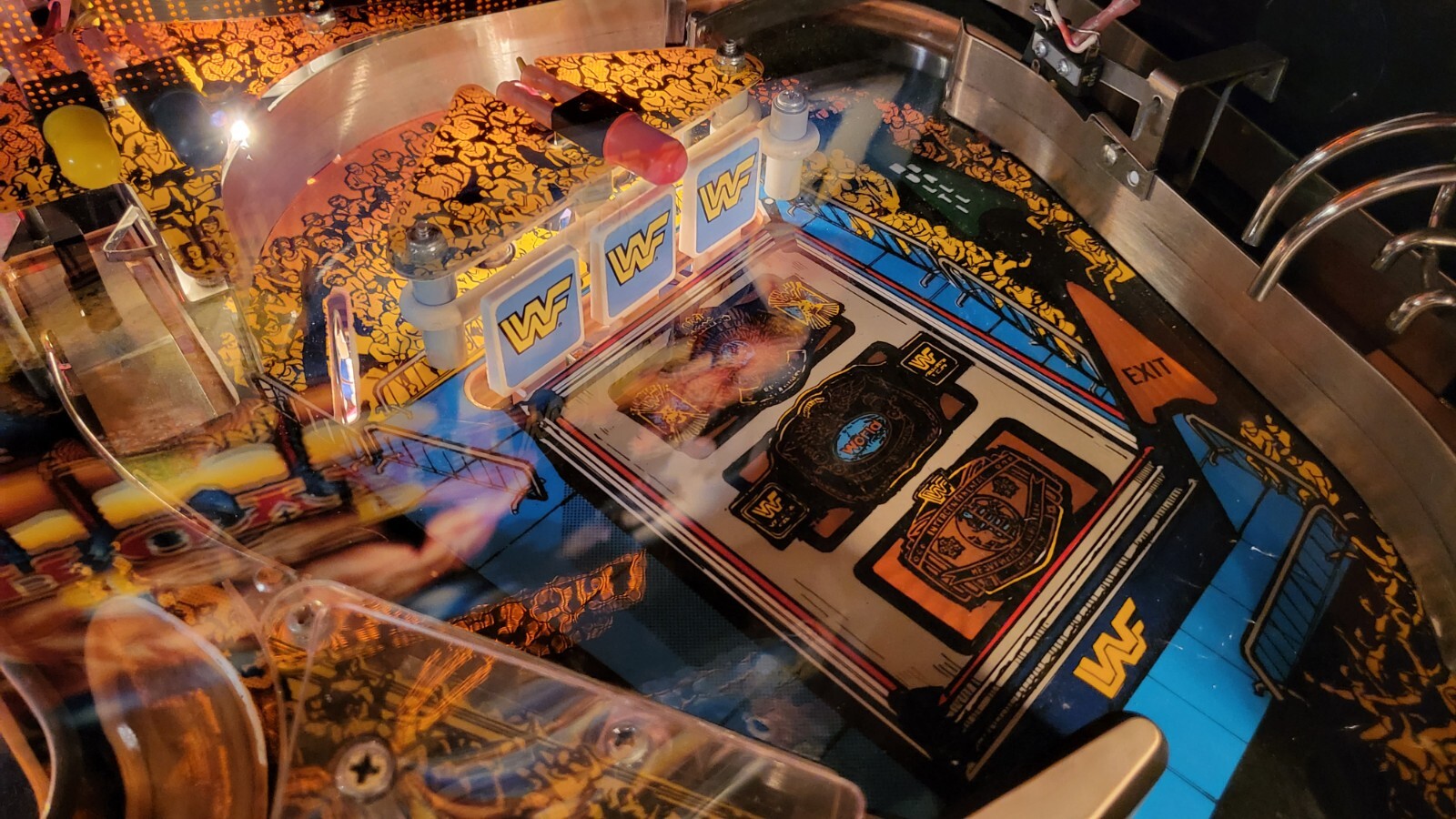 WWF / WWE ROYAL RUMBLE PINBALL MACHINE (NICE!) - DATA EAST