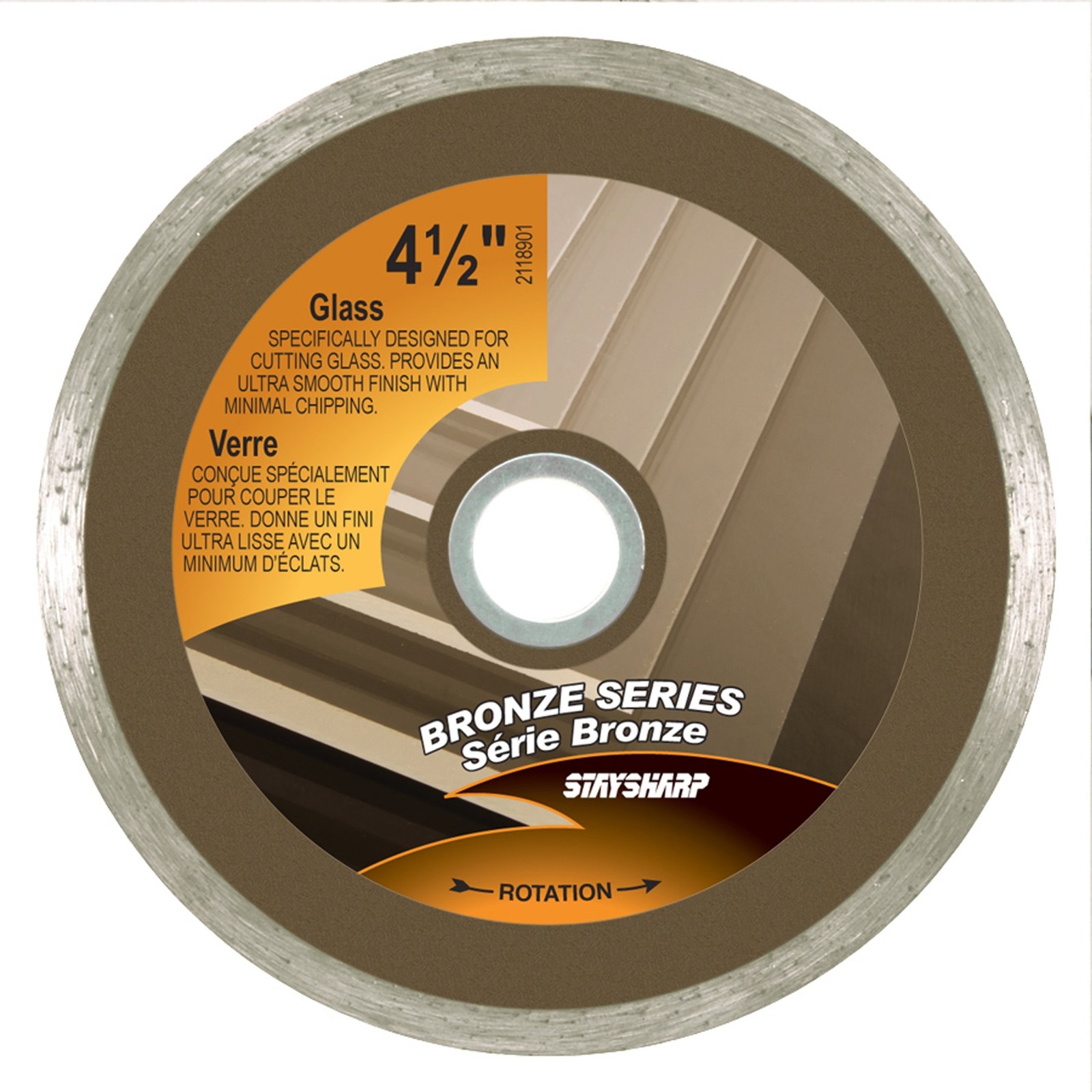 2118901 4-1/2-Inch Diameter Glass Cutting Blade,Silver