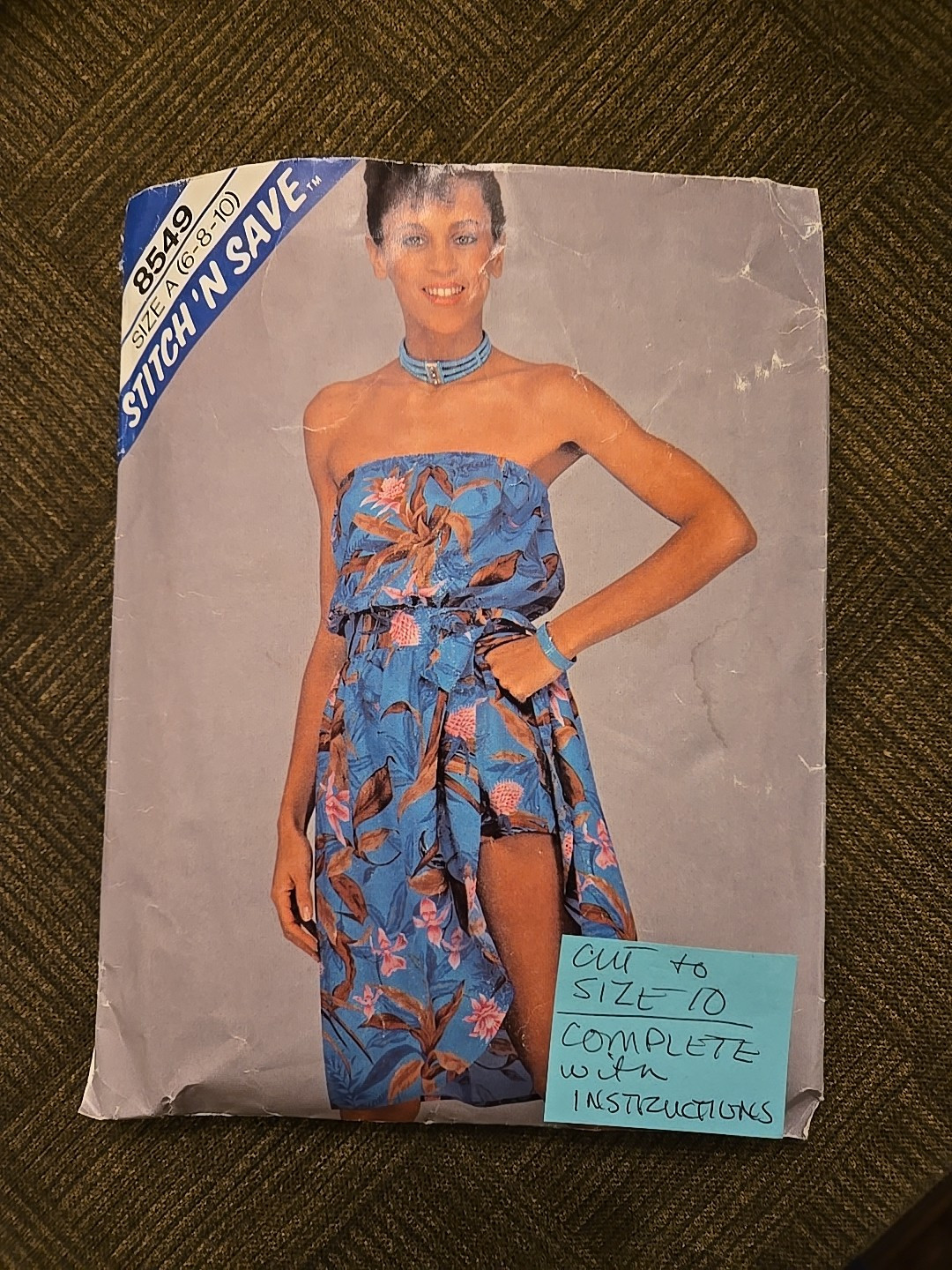 SEWING PATTERN's Cut / Complete w Instructions Size 10 - McCall'S 8020 and 8549