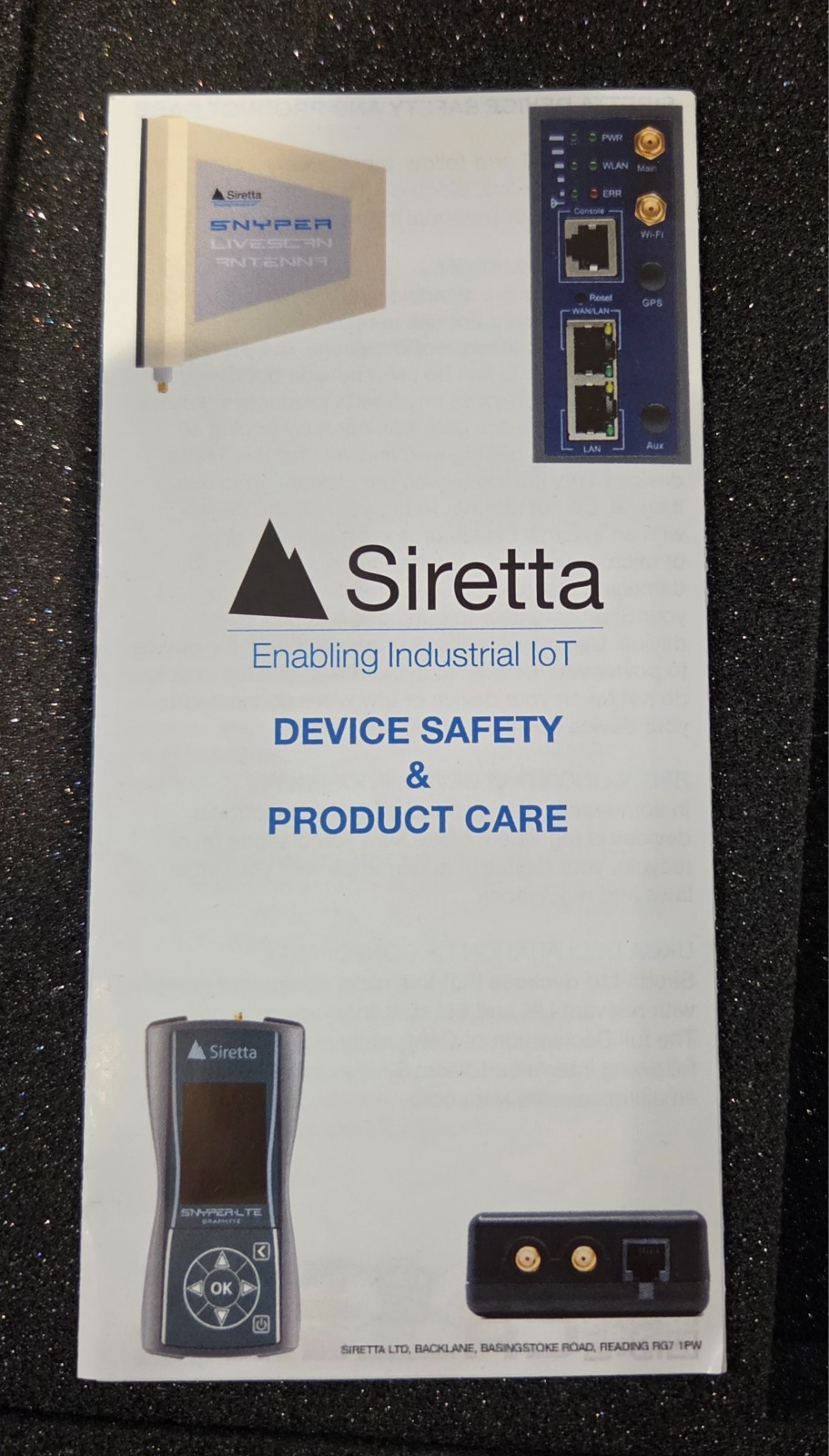SNYPER-LTEM Spectrum Siretta Cellular Signal & Network Analyzer