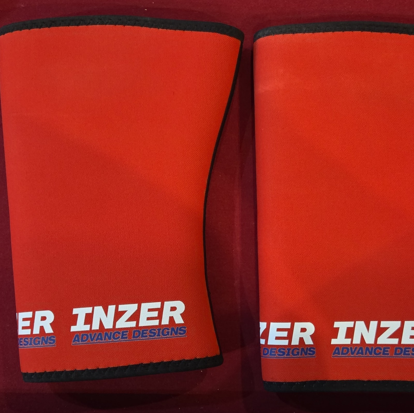Inzer Advance Designs Knee Sleeves - Red - Size Medium (Never Worn)