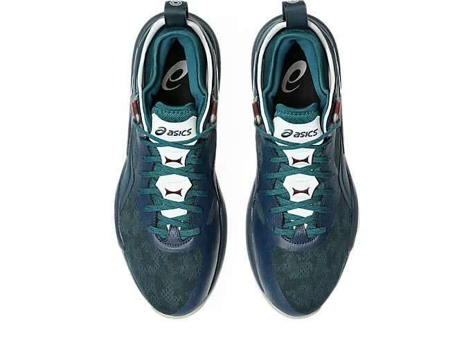 ASICS NOVA SURGE LOW 2 1061A051 300 Tranquil Teal Pure Aqua Basketball Shoes