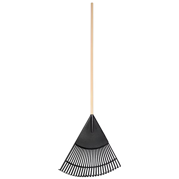 Union Tools 26-tine Leaf Rake W/ 48"L Hardwood Handle, Polypropylene Tine