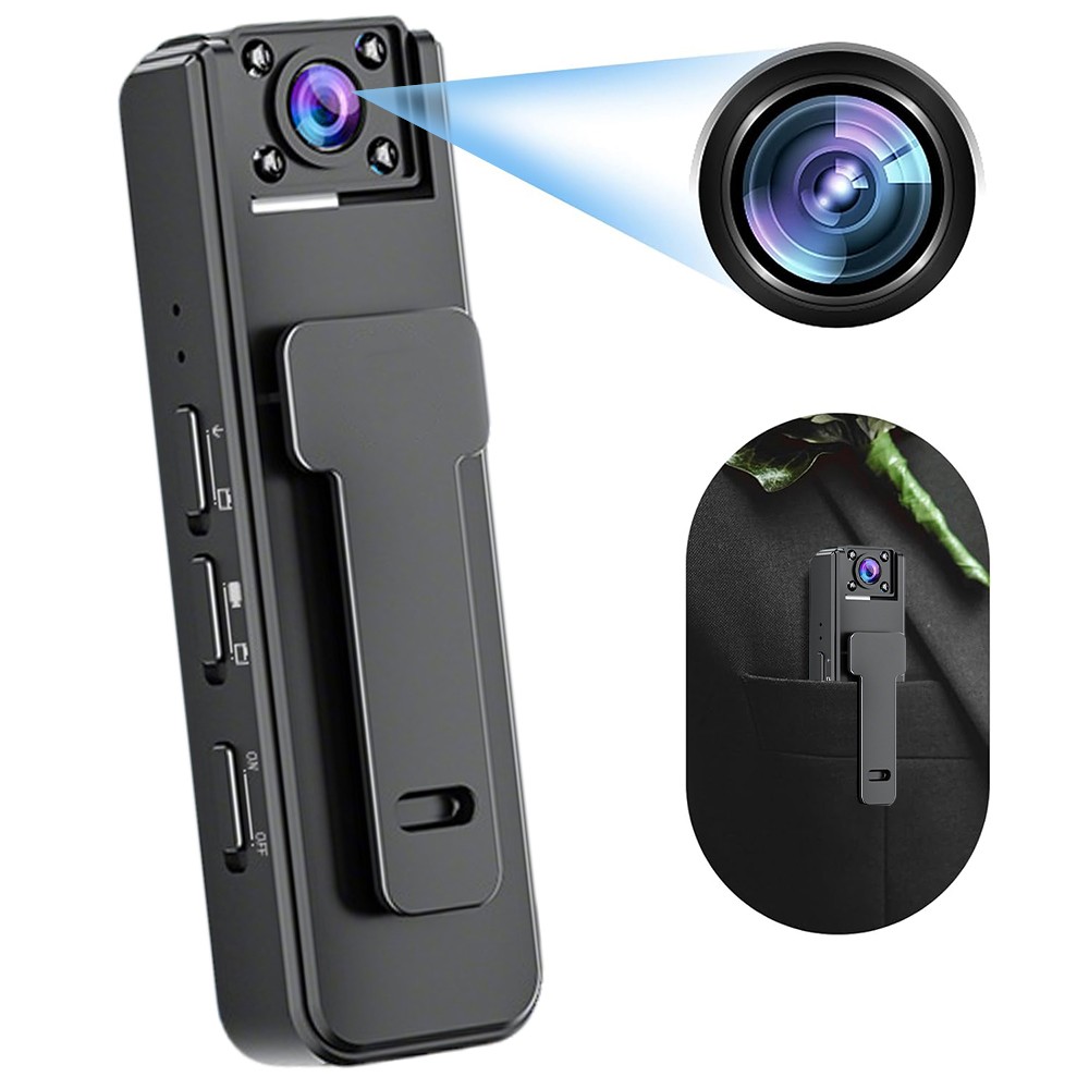 HD Mini Police Body Camera 1080P Video Audio Recorder Pocket Night Vision Cam US