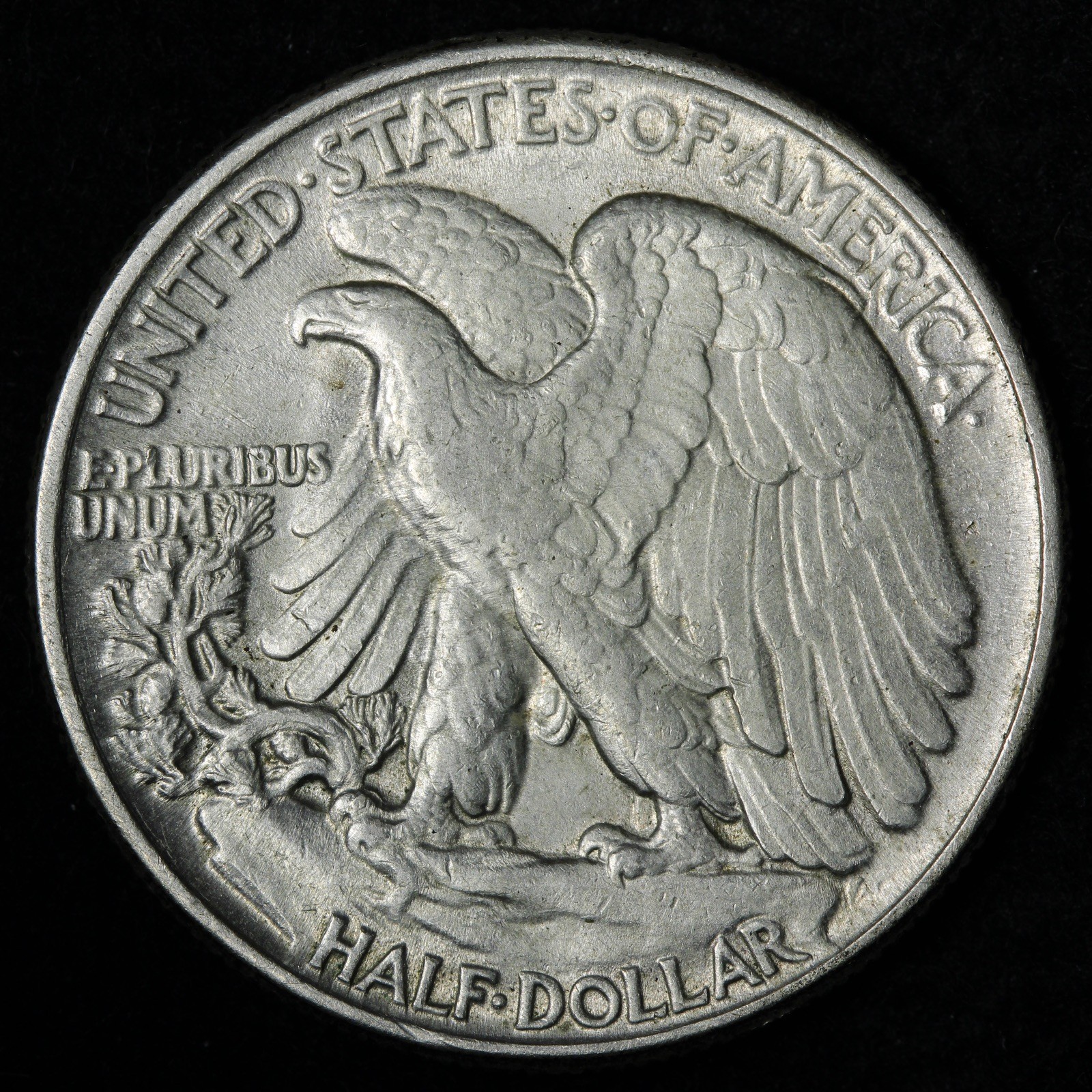 1945 Walking Liberty Silver Half Dollar AU E358 KVNL