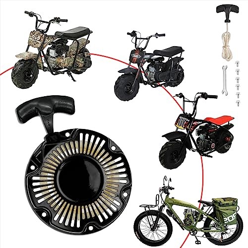 Pull Start Recoil Starter Assembly for Monster Moto 80cc 2.8 hp, Mega Moto