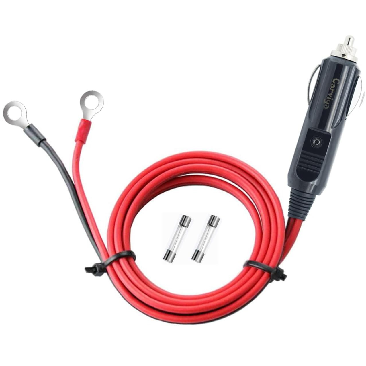 Cigarette Lighter Male Plug Adapter Inverter Cable Power Supply Cord 12V/24V ...